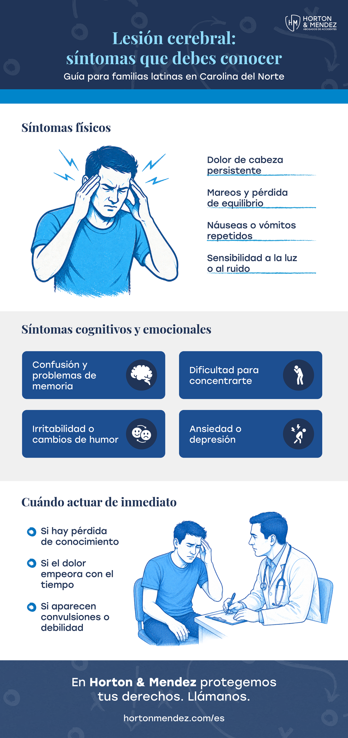Lesión cerebral: síntomas que debes conocer